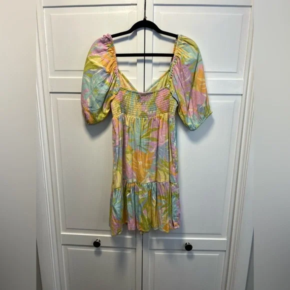 Billabong Women’s Be Mine Dress Size Women’s Large Multicolor - Picture 4 of 10